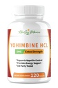 Yohimbine HCL Bark 추출물 여분 힘 보충교재 5mg x 120ct 캡슐 우수한 뚱뚱한 가열기, 체중 감소, 식욕 통제, 남성 지원, 에너지 및 더 많은 것