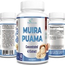 Muira Puama 캡슐 - 농축 4 : 1 캡슐 당 2200mg, 60 캡슐