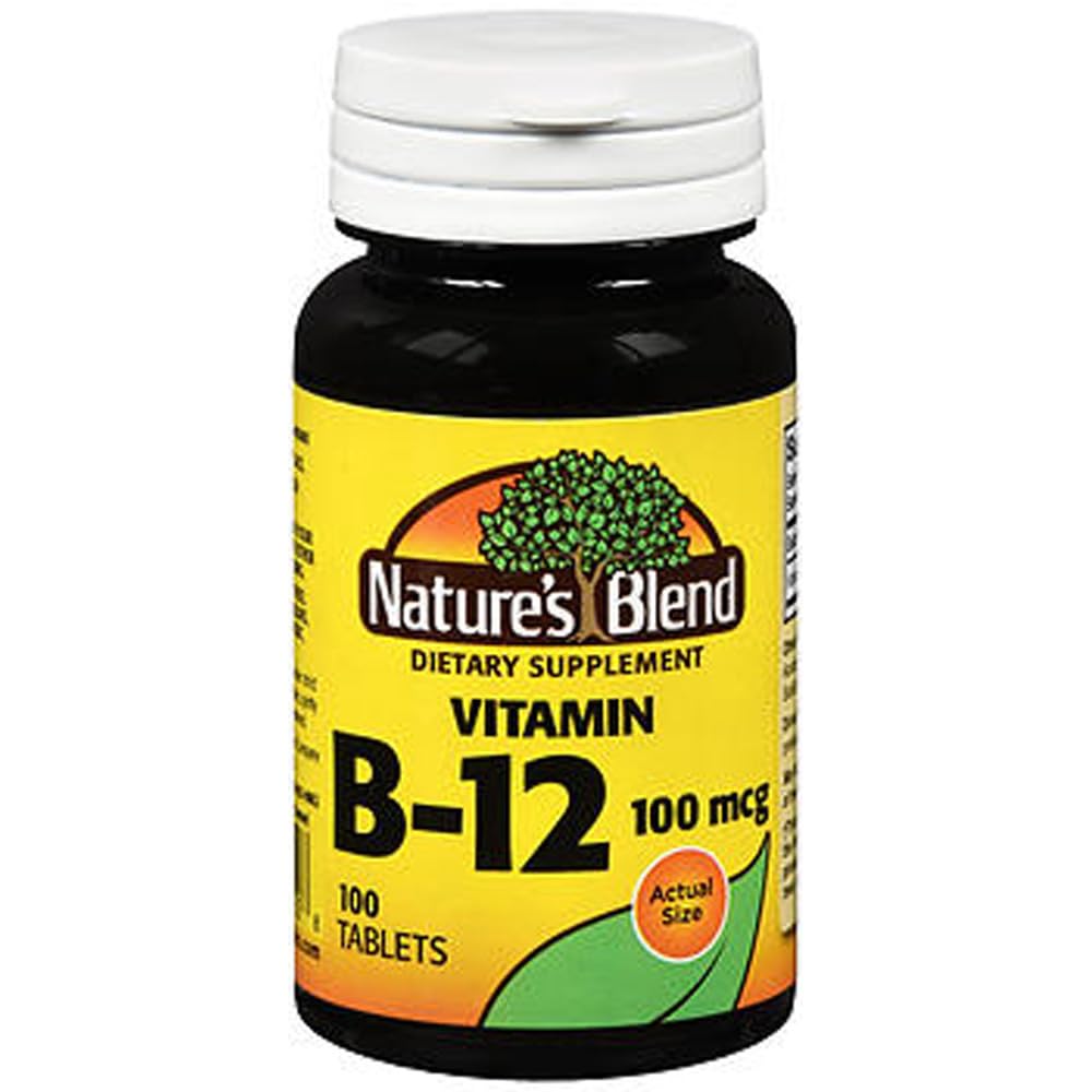 자연의 혼합 비타민 B12 100 mcg 정제 - 100 ct, 2 팩