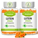 Lutein Gummies 25mg - 성인을 위한 눈 비타민 Lutein & Zeaxanthin 눈 건강 보충교재, 온난한 자유로운 눈 건강 Gummies 보충교재 - 지원 시각, 자석, 파란 빛 필터링 (120 조사)