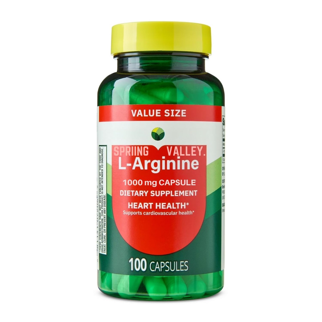 L 아르기닌 1000 Mg 100 캡슐 L 아르기닌, 라르기닌, L 아르기닌 - 1000 Mg 100 캡슐 (1의 포장)