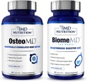 1MD Nutrition OsteoMD & BiomeMD for Women Bundle | 종합 뼈 지원 및 유린 건강