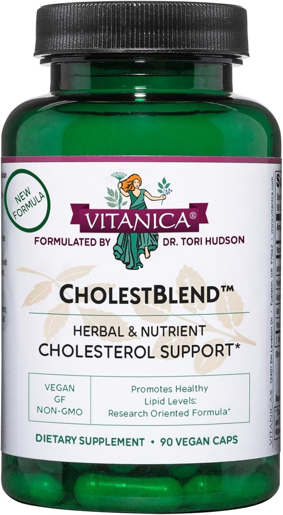Vitanica Cholestblend의 콜레스테롤 지원, 채식주의자, 90의 캡슐