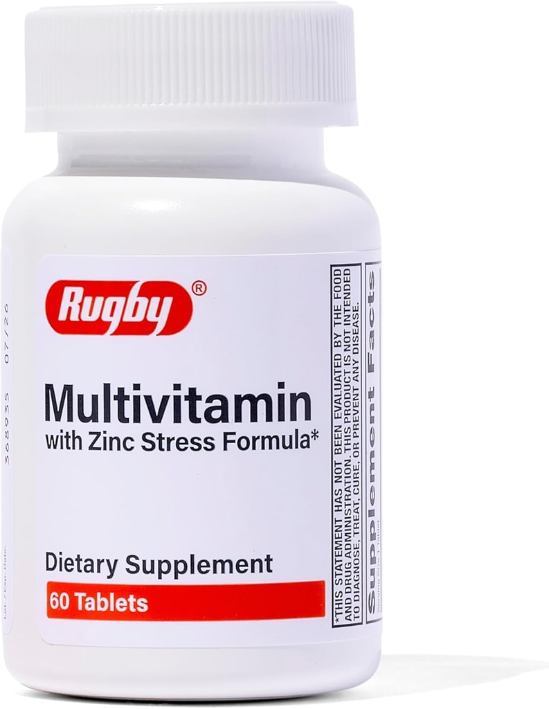 아연 응력 공식을 가진 럭비 Multivitamin - Dietary 보충교재 - 60의 정제