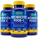 자연적인 Lactase 효소 & 소화 건강을 위한 Prebiotic 섬유를 가진 여자와 남자를 위한 필수 Probiotics - 80percent + 강한 보충교재 Gut 건강 지원을 위한 - 3개의 조사 60의 정제