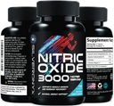 추가 강도 질소 산화물 보충교재 3X 힘 L 아르기닌, Citrulline Malate, AAKG, Beta Alanine - 우수한 근육 지원 Nitric 승압기 - 자연적인 에너지 & 심장 건강 지원 - 120의 캡슐