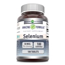 서빙 당 놀라운 수식 셀레늄 50 Mcg | 180 정제 보충 | Non-GMO | 미국에서 제작
