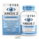 Viteyes AREDS 2 Advanced Eye Vitamins, Bilberry, Grapeseed, FLORAGLO Lutein, Selenium, Natural Vitamin E, Allergen Free, Vision Protection, Eye Doctor Trusted, 180 카운트 지원