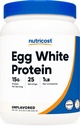 Nutricost 계란 백색 단백질 분말 1lb (Unflavored) - 비 GMO, 글루텐 무료