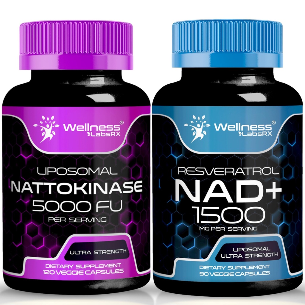 WELLNESS LABSRX NAD 캡슐 │Nattokinase 캡슐