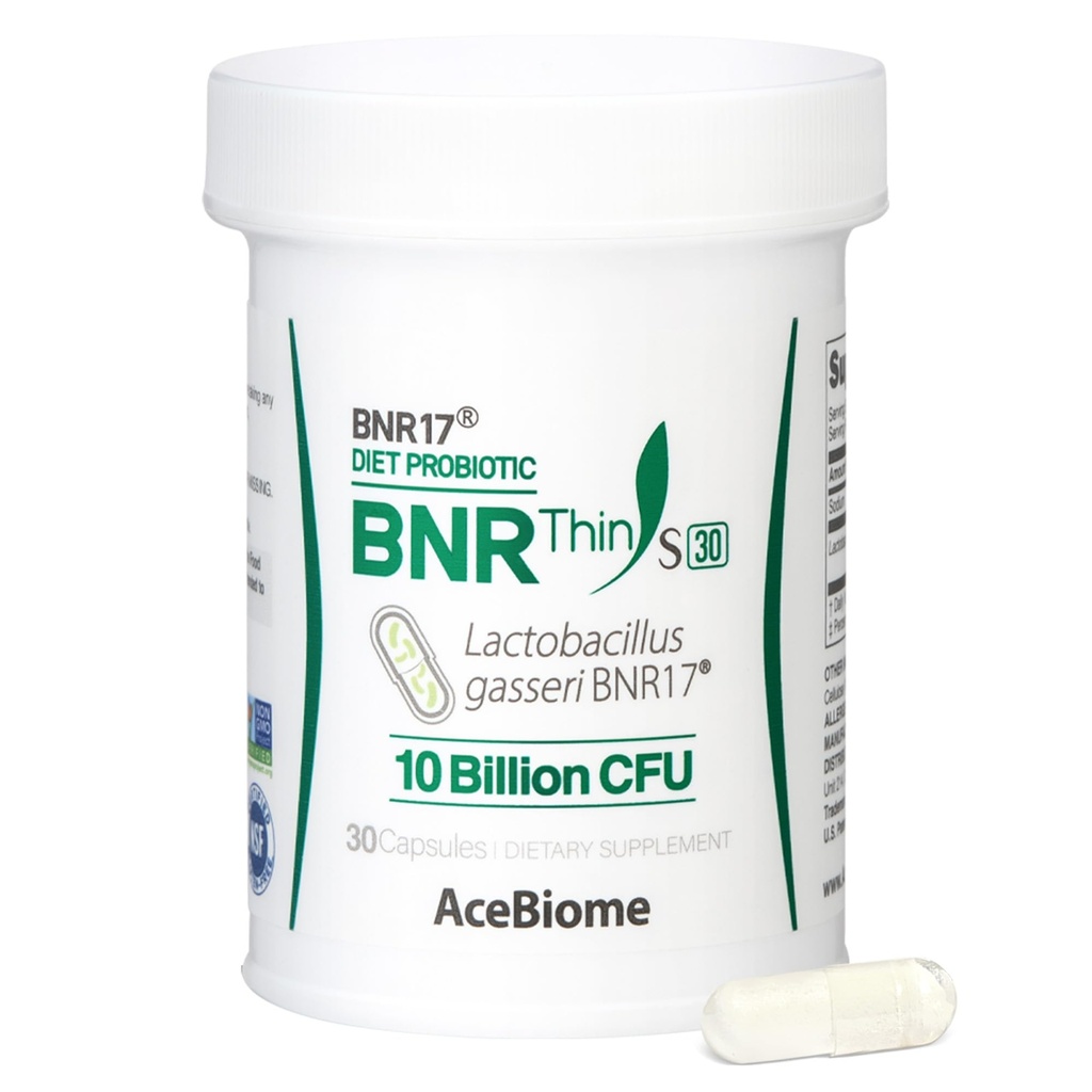BNRThin S30, Lactobacillus Gasseri BNR17, 10 억 CFU 보장, 30Capsules