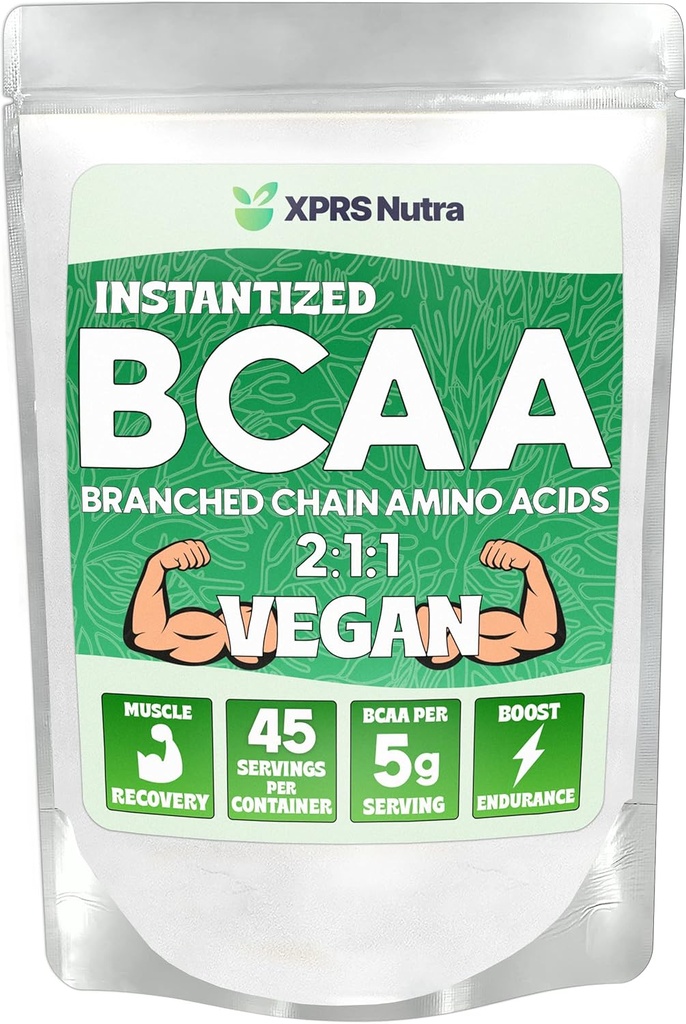 XPRS Nutra BCAA 분말 - 남자를 위한 아미노산 보충교재 - Unflavored BCAA 운동 보충교재 - 남자를 위한 체육관 보충교재 - 체육관 포스트 운동 회복 (8 Ounce)를 위한 여자를 위한 아미노산 보충교재