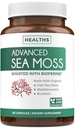 Organic Irish Sea Moss Capsules - 유기 Sea Moss Capsules with Bladderwrack Burdock Root and Black Pepper Extract for Enhanced Absorption - Vegan Non-GMO & Made in the USA (2 개월 공급)