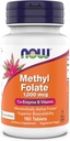지금 보충 교재, 메틸 Folate 1,000 mcg, 신진 대사 활동적인 Folate*, Co-Enzyme B 비타민, 180 정제