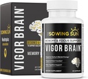 활기 두뇌 프리미엄 Nootropic 보충 – 농도, 두뇌 및 메모리 지원 – 40 독특한 Nootropic 재료로 공식화 : DMAE, Choline, Phosphatidylserine, Bacopa Monnier & Huperzine A (1)