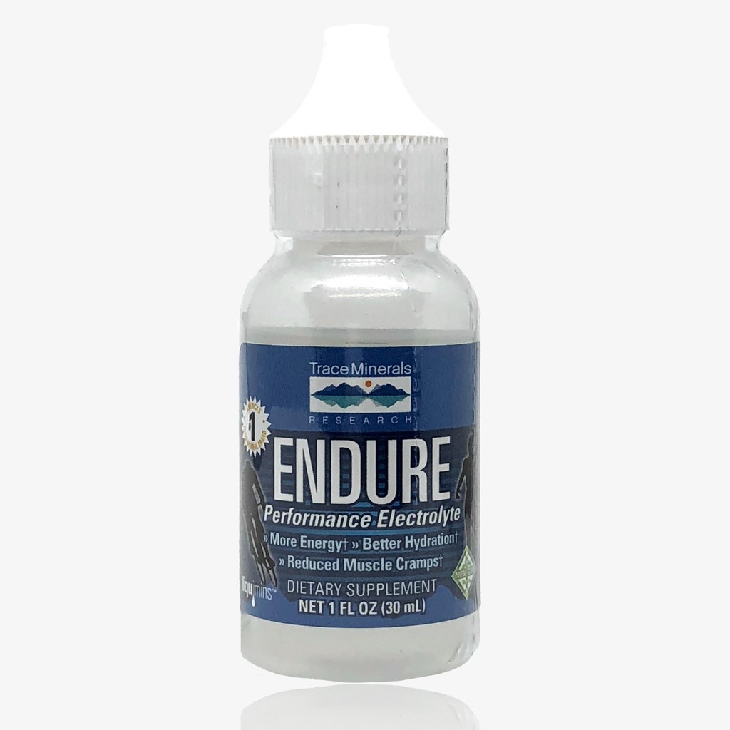 Trace Minerals Endure - 액체 무기물 흡수 지원 보충교재 - Aid Hydration & 건강한 에너지에 전해질 보충교재 - 마그네슘 & 염화물을 가진 성과 지원 - 1개 fl oz (48의 서빙)