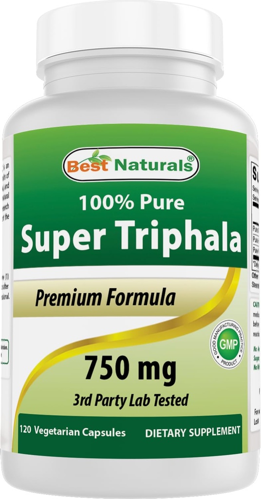 제일 자연적인 Triphala 750 mg 120 Vcaps
