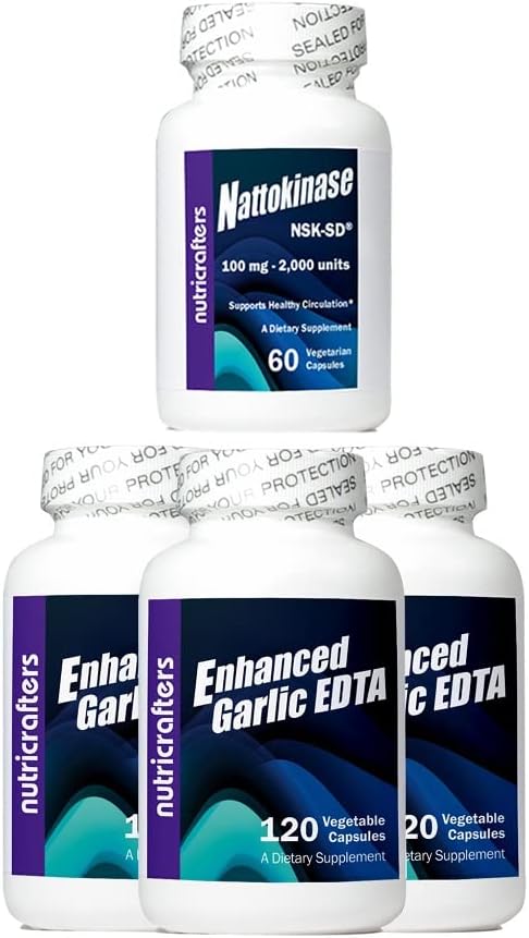 3 병 향상된 마늘 EDTA Nattokinase의 무료 병