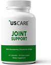 USCare 합동 지원은 뒤, 무릎, 손을 위해 Glucosamine, Turmeric, Boswellia, MSM 및 더 많은 것에 보충합니다