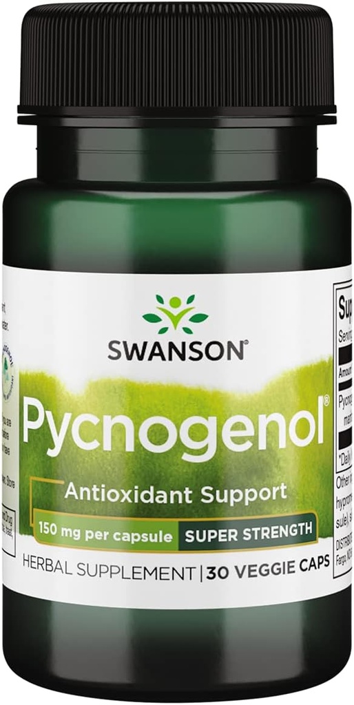 Swanson 슈퍼 강도 Pycnogenol 150 밀리그램 30 Veg 캡슐