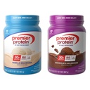 Premier Protein 100 % Whey Powder Tubs, 초콜릿 밀크 셰이크 + 바닐라 밀크 셰이크