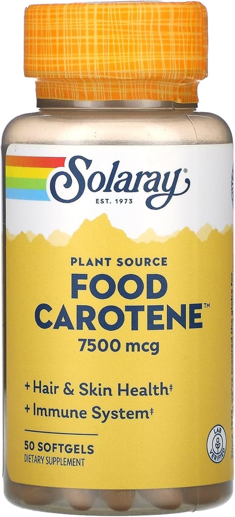 SOLARAY 음식 Carotene