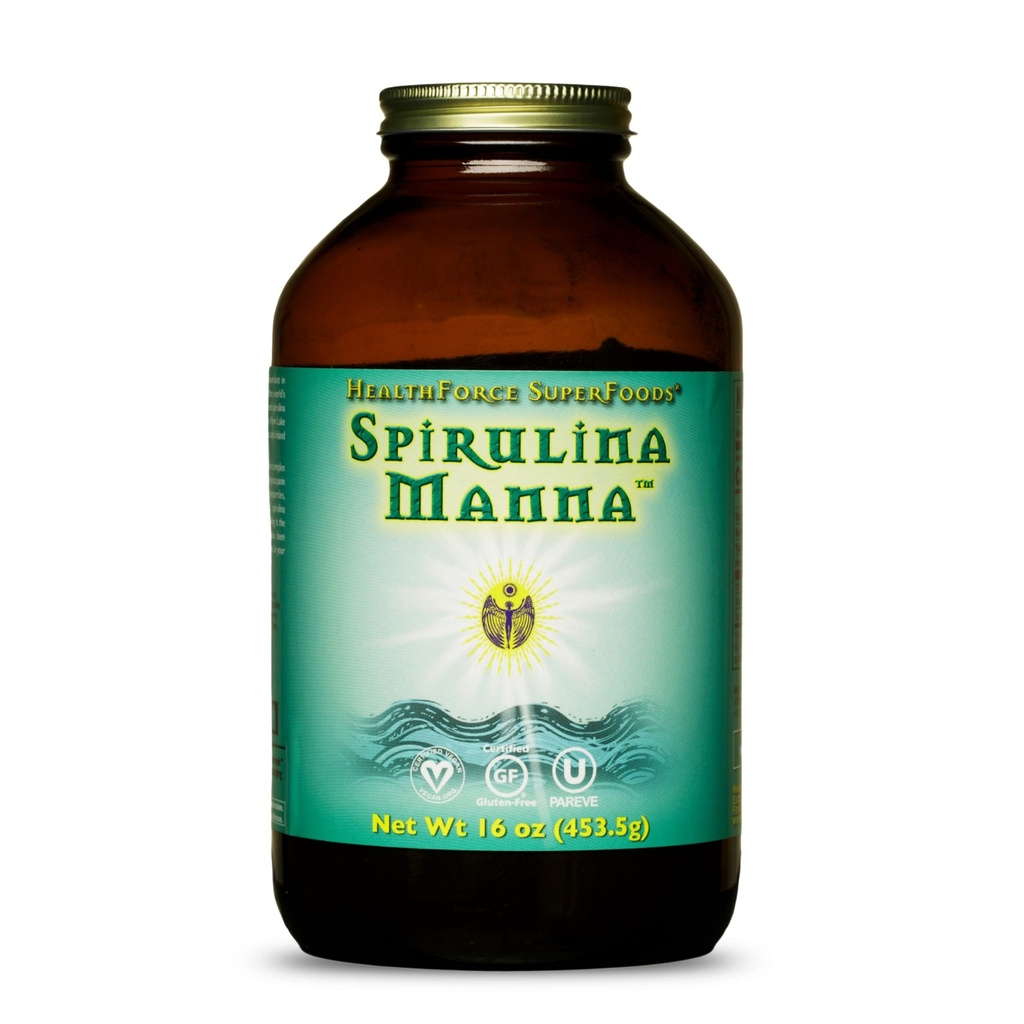 HealthForce SuperFoods Spirulina Manna - 분말 - 16 Oz