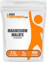 BulkSupplements.com 마그네슘 말레이트 분말 - 마그네슘 보충제, 높은 Bioavailabilty - Unflavored & 글루텐 무료, 서빙 당 2.5g, 1kg (2.2 파운드) (팩 1)