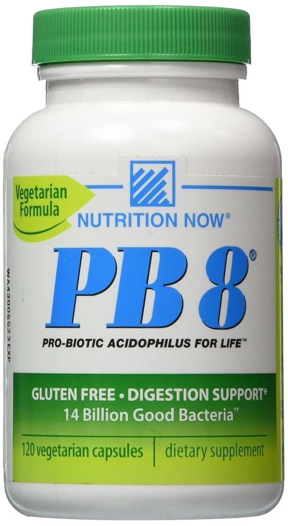 지금 PB 8 Pro-Biotic Acidophilus 캡슐, 채식, 120-Count 병 60 서빙
