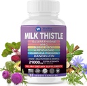 우유 이틀 보충교재 15000mg 유기 Artichoke Chanca Piedra Dandelion 간결 보호 보충교재는 Glutathione NAC Beetroot 분말 D3&K2 비타민 무기물 (29-IN-1)를 포함합니다
