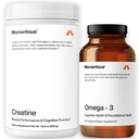 순간 크레아틴 Monohydrate 분말 & Omega-3 물고기 기름 1,600 mg - EPA & DHA를 위한 매일 Omega-3 보충교재 - 지원 힘, Lean 근육, 회복, & 합동 건강 - NSF 스포츠 인증