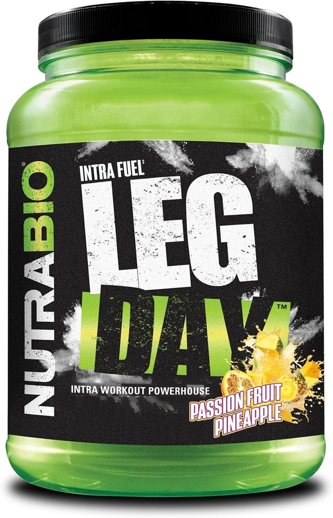NutraBio 다리 일 인트라 운동 분말 – 클러스터 Dextrin & Electrolytes와 고급 Carb 보충 – EAAs / BCAAs와 Carb 분말 – 성능을위한 Cyclic Dextrin - 열정 과일 파인애플, 20 서빙