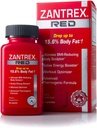 Zantrex Red Fat Burner & Active Energy Booster Supplement | 몸 조각, 증가 초점 및 운동 성능 지원 | 56 캡슐