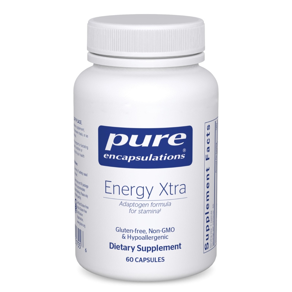 Pure Encapsulations Energy Xtra | Adaptogen Formula for Stamina * 60 캡슐