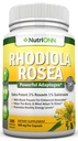 Rhodiola Rosea - 500mg - 180 Vegan 캡슐 - 3% Rosavin 1% Salidroside 추출물 - 강화된 흡수를 위한 까만 고추와 더불어 - 6 달 공급 - 에너지 & 체력을 위한 보충교재