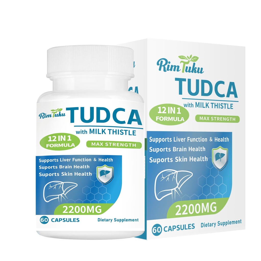 2200MG TUDCA는 우유 이틀 12에서 1 공식적인 간섭 지원을 가진 보충교재, 비스듬한 소금 보충 & Detox, Bile 교류 & Gallbladder 지원 60의 캡슐