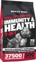 Bully Max Dog Chews & Multivitamin는 강아지 & 성숙한 개를 위해 대우합니다 - 75의 연약한 Chews의 개 보충교재 & 모든 Breeds를 위한 비타민 - 피부, 외투, 뇌, 심장, 소화성 건강, 면역력, 합동 지원