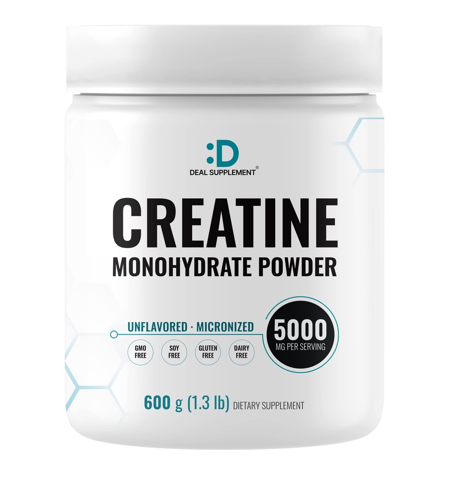 즉시 크레아틴 Monohydrate 분말, 봉사 당 5g – 120의 서빙 | Micronized, Unflavored, 빠른 흡수 공식 | 지원 힘, 힘 & 고강도 훈련 | Vegan, Keto, Non-GMO