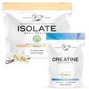 근육 Feast 번들 – Creapure Creatine Monohydrate 분말 Unflavored 500g (1개 단위) + 잔디 Fed Whey Protein Isolate Vanilla 5lb (1개 단위), 모든 자연적인 호르몬 자유로운 Pasture 절상