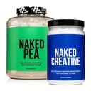 NAKED Vegan 근육 성장과 회복 번들 크레아틴과 5LB Unflavored Pea
