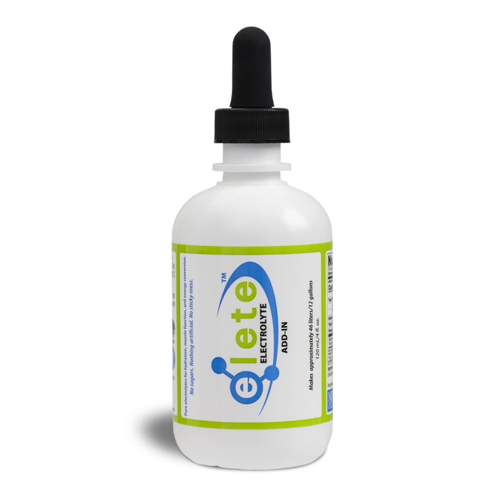 elete Electrolyte Add-in Hydration Drops | 나트륨, 마그네슘, 칼륨 및 트레이스 미네랄 | 불확실한, 모든 자연 | 다리 및 근육 크림 릴리프 | 스포츠 드링크에 어떤 음료를 변환, 4 Ounce