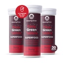 Amazing Grass Fizzy Green Tablets Superfood : Antioxidants & Alkalizing Green, Berry, 10 Count (Pack of 3)와 Green Superfood Water flavoring Tablet