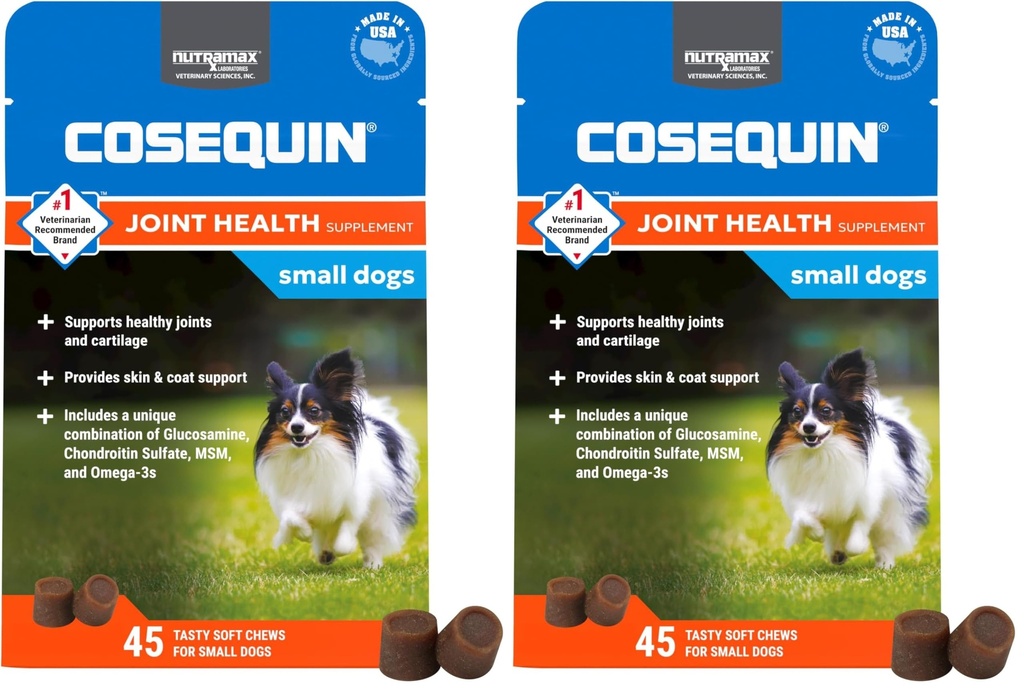 Cosequin 소형 연약한 Chews MSM 플러스 Omega3,45 조사 (2의 포장)를 가진 최대 힘