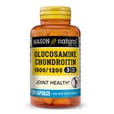 비타민 C를 가진 MASON NATURAL Glucosamine Chondroitin 1500/1200는, 정상 융통성 & Mobility*, 280의 캡슐, 3 달 공급을 위한 합동 건강을 지원합니다