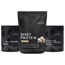 스포츠 연구 ® 복구 매트릭스 - Whey Isolate Protein Powder 2.1lb + L 글루타민 10.58 Oz + Creatine Monohydrate 10.58 Oz