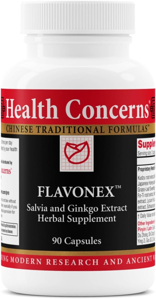건강 콩 Flavonex - 자연적인 혈액 순환 & 뇌 건강 보충교재 - 90의 캡슐