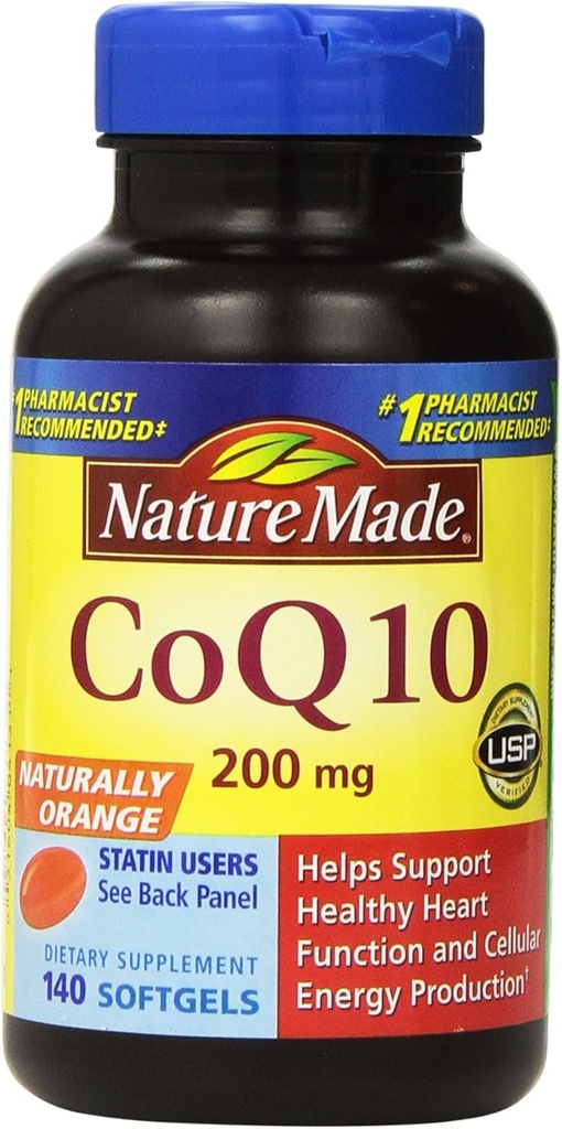 성격은 CoQ10 Coenzyme Q10 200 mg - 2개의 병, 각 140 Softgels를 만들었습니다