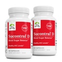 Terry Naturally Sucontral D - B-Complex & Folate 보충교재 - 탄수화물 대사 지원 - 아연 & 크롬을 가진 비타민 & 무기물 보충교재 - 60의 캡슐 (포장 2)