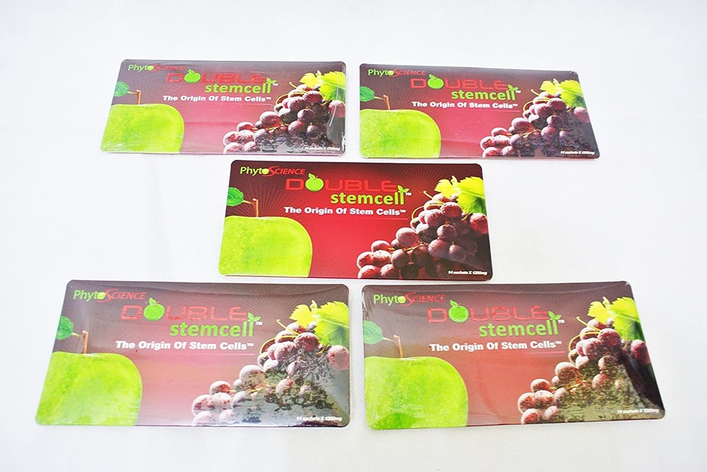 PhytoScience Apple 포도 두 배 줄기 세포 Stemcell 익스프레스 5 팩 (70의 향낭)