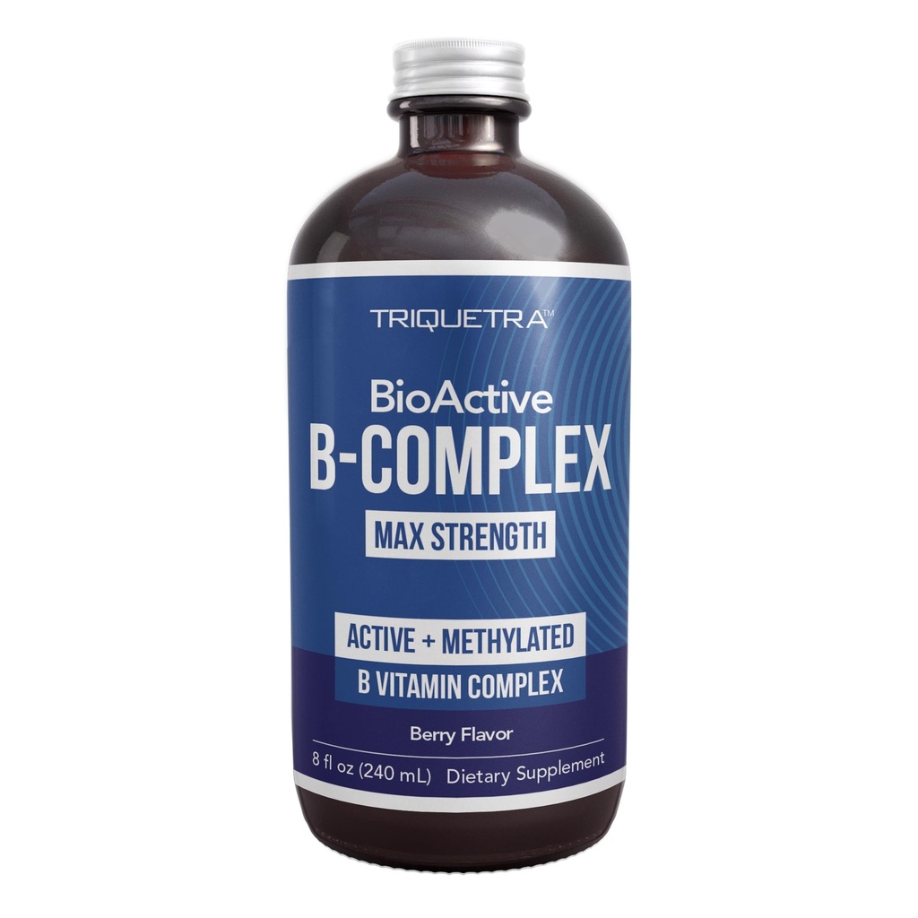 BioActive 비타민 B 복합체 - 혈액 스트림 준비, 메틸화 B 복합체 - B12, BenfoPure® B1 & Pantesin® B5 - 임상 복용량의 12 B 비타민 - 액체 8 온스